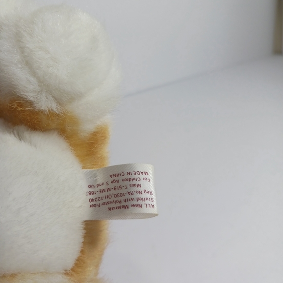 American Wego 7" Kitten Rurrs Cat Tabby Orange Cat Plush Stuffed Animal - Picture 7 of 9